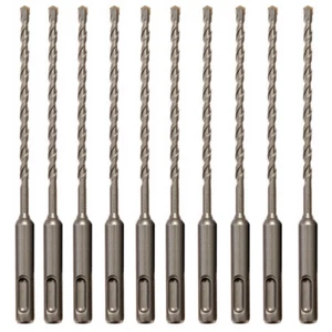 10 STCK. SDS Plus 5/32"" x 6"" Drehhammer Beton Mauerwerk Bohrer Bit Hartmetallspitze - Bild 1 von 5