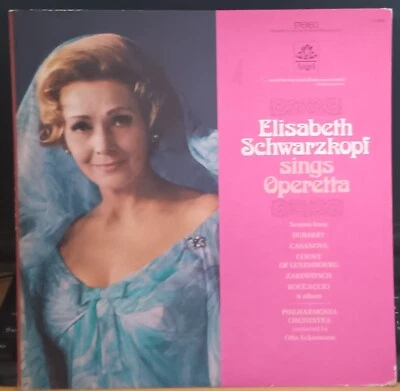 Elisabeth Schwarzkopf Sings Operetta - LP Record excellent, cover VG, booklet - Image 1 of 4