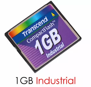 1GB 1024 MB TRANSCEND CF-KARTE CF-CARD COMPACT FLASH CARD INDUSTRIAL GRADE #42 - Bild 1 von 1