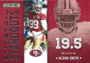 2013 Panini R&S Statistical Standouts #21 Aldon Smith card. San Francisco 49ers - Picture 1 of 1