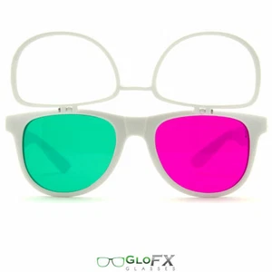 Crazy Party Rave Glasses. Great for laser shows festivals glow sticks edm edc 3d - Picture 1 of 9