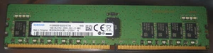 16GB Samsung RAM DDR4 2666MHz PC4-21300R CL19 RDIMM 288-pin M393A2K43CB2-CTD6Y - Bild 1 von 1