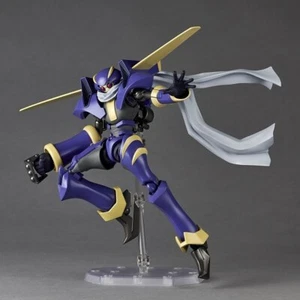 Kaiyodo Revoltech Yu-Gi-Oh! Figura de acción guerrero chatarra 5D juguete 200 mm JAPÓN - Imagen 1 de 12