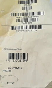 WAGO TOPJOB 780-321 - 25 Stück - Bild 1 von 4