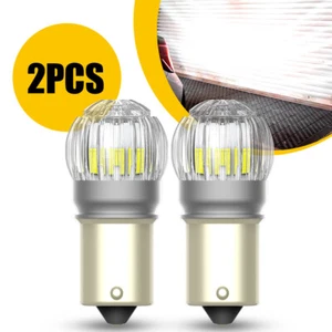 2PCS 1156 7506 P21W LED Bulbs 6500K White Super Bright For Backup Reverse Lights - Picture 1 of 16