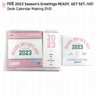 IVE 2023 Season's Greetings Ready, Get Set, IVE! Club Diary Calander Keyring DVD