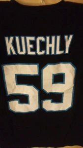 Luke Kuechly Carolina Panthers #59 Black NFL XL T-Shirt - Picture 1 of 4
