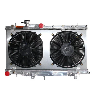 Fit Subaru Impreza Baja WRX Saab 9-2X 2.5L H4 2003-2007 Radiator & Fan Shroud AT - Bild 1 von 8