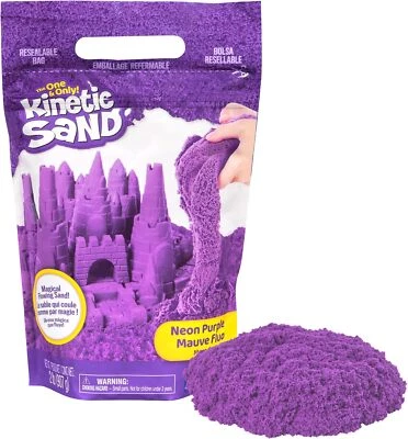 Kinetic Sand 6047184 Original aus Schweden Indoor-Spiel ab 3 Jahren Lila 907g