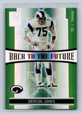2006 Elite Back to the Future #BTF-17 Deacon Jones / Fran Tarkenton /1000 B16