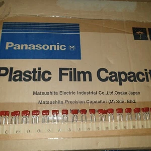 NOS PANASONIC ECQB 2200pF 2.2nF 0.0022uF 50V p:5mm HI END CAPS FOR AUDIO! 50pcs! - Picture 1 of 6