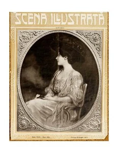 Scena Illustrata Arts Literature Music Theatre Cover Woman 12 1900c - Bild 1 von 1