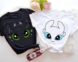 How To Train Your Dragon Toothless Light Fury Halloween Unisex Tee 220303 - Picture 1 of 10