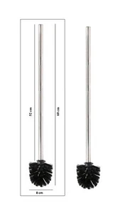 2 x WC- Bürste XXL 60 cm extra lang Ersatzbürste Ersatztoilettenbürste Edelstahl - Bild 1 von 1