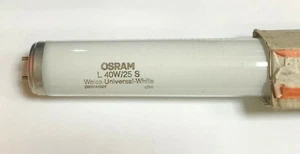 OSRAM Leuchtstofflampe 40W/25 S UNIVERSAL WEISS T12 38mm G13 MADE IN GERMANY - Bild 1 von 1