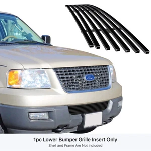 Se adapta a la parrilla de billete de acero inoxidable superior principal negra para Ford Expedition - Imagen 1 de 7