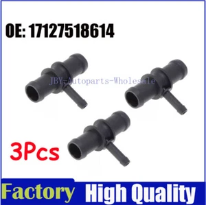 3Pcs T Connector Cooling Water Hose Fittings for Mini Cooper R52 R53 17127518614 - Picture 1 of 5