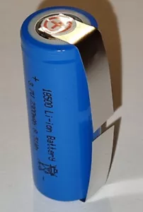 LI-ION Batteria 18500 3,7 Volt 2300mAh 8,51Wh Alte Prestazioni U Collegamento - Foto 1 di 1