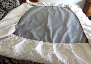Sleep Number E-King Foundation Modular Base COVER, Rubber Fabric 76 x 80" - Picture 1 of 11
