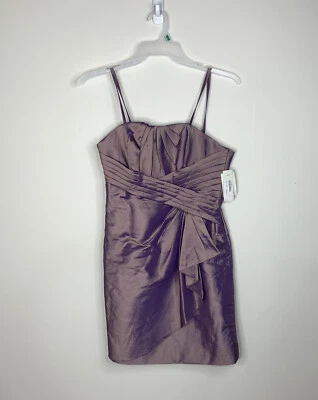 NWT Da Vinci Bridesmaid Dress Womens Size 12 Grape Purple Style No 60098 - Imagem 1 de 4