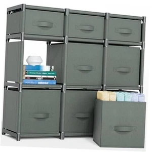 9 Cube Storage Organizer, Closet Organizers and Storage, Cube Storage Shelf, - Picture 1 of 7