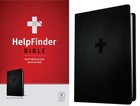 Helpfinder Bible: New Living Translation, Black, LeatherLike