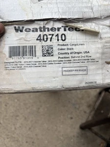 WeatherTech Cargo Liner for Escalade/Yukon/Tahoe - Picture 1 of 2
