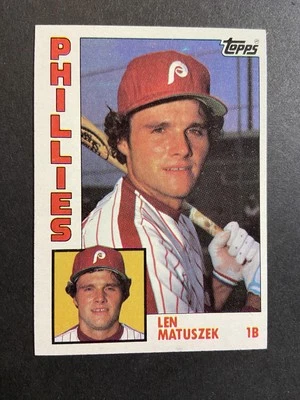 Nm Len Matuszek #275 1984 Topps Philadelphia Phillies - Image 1 of 2