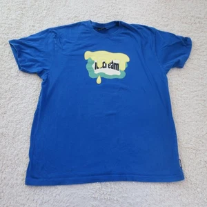 Icecream Shirt Mens 2XL Blue Drip Logo Graphic Tee Short Sleeve Streetwear BBC - Picture 1 of 13