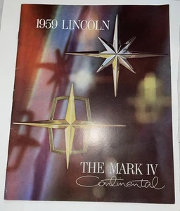 1959 Lincoln Brochure The Mark IV Continental - Picture 1 of 3