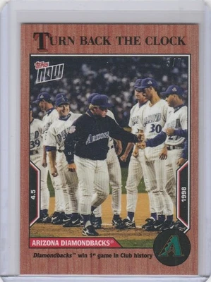 2022 TOPPS TURN BACK THE CLOCK CHERRY PARALLEL #6 ARIZONA DIAMONDBACKS 5/7 - Image 1 of 2