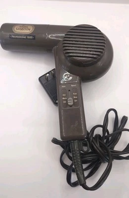 Vidal Sassoon Professional 1600 ~ 1600W Hair Dryer ~ VS503B ~ Tested Working! - Image 1 of 4