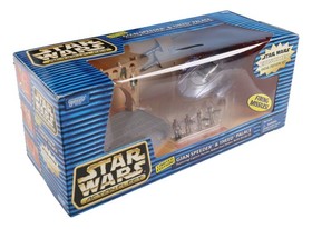 1999 Galoob Micro Machines Gian Speeder & Theed Palace Figure Set Sealed