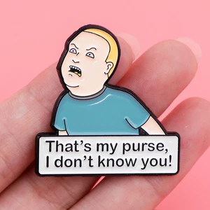 Bobby Hill "That's My Purse!" Enamel Pin King of the Hill | Free Shipping - Picture 1 of 8