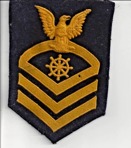 WII U.S. Navy CPO Quartermaster Sleeve Rank - Imagen 1 de 1