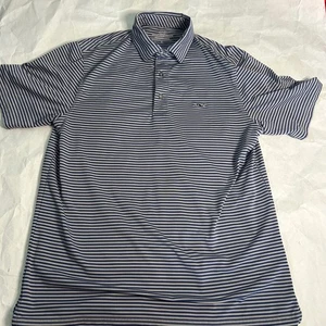 Camisa polo Vineyard Vines Performance para hombre a rayas medianas de golf elástica - Imagen 1 de 7