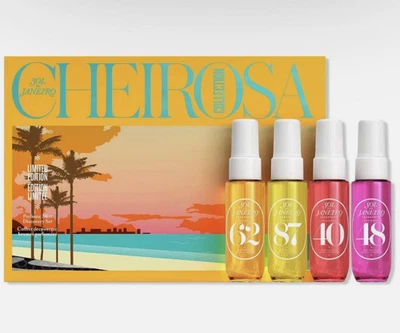 NEW 4 Scents  Cheirosa Perfume Mist Set, Travel Size -62, 87, 40, 48 - Image 1 of 2