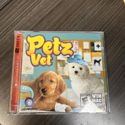 Petz Vet Ubisoft Scholastic CD-ROM Software 2007 Windows Mac 2 Discs CD (325) - Image 1 of 4