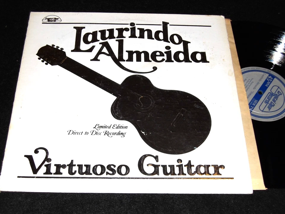 Direct Disc AUDIOPHILE LP LAURINDO ALMEIDA Virtuoso Guitar CRYSTAL CLEAR 45 rpm - Image 1 of 1