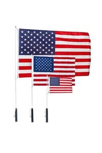 Premium 36" Boat Rod Holder Flagpole with Rotating Flag Mounts, Durable Easy ... - Picture 1 of 6