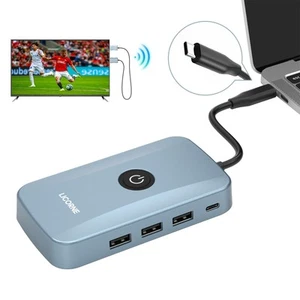 Wireless HDMI Transmitter and Receiver 4K, 5G Wireless Portable Wireless HDMI... - Picture 1 of 7