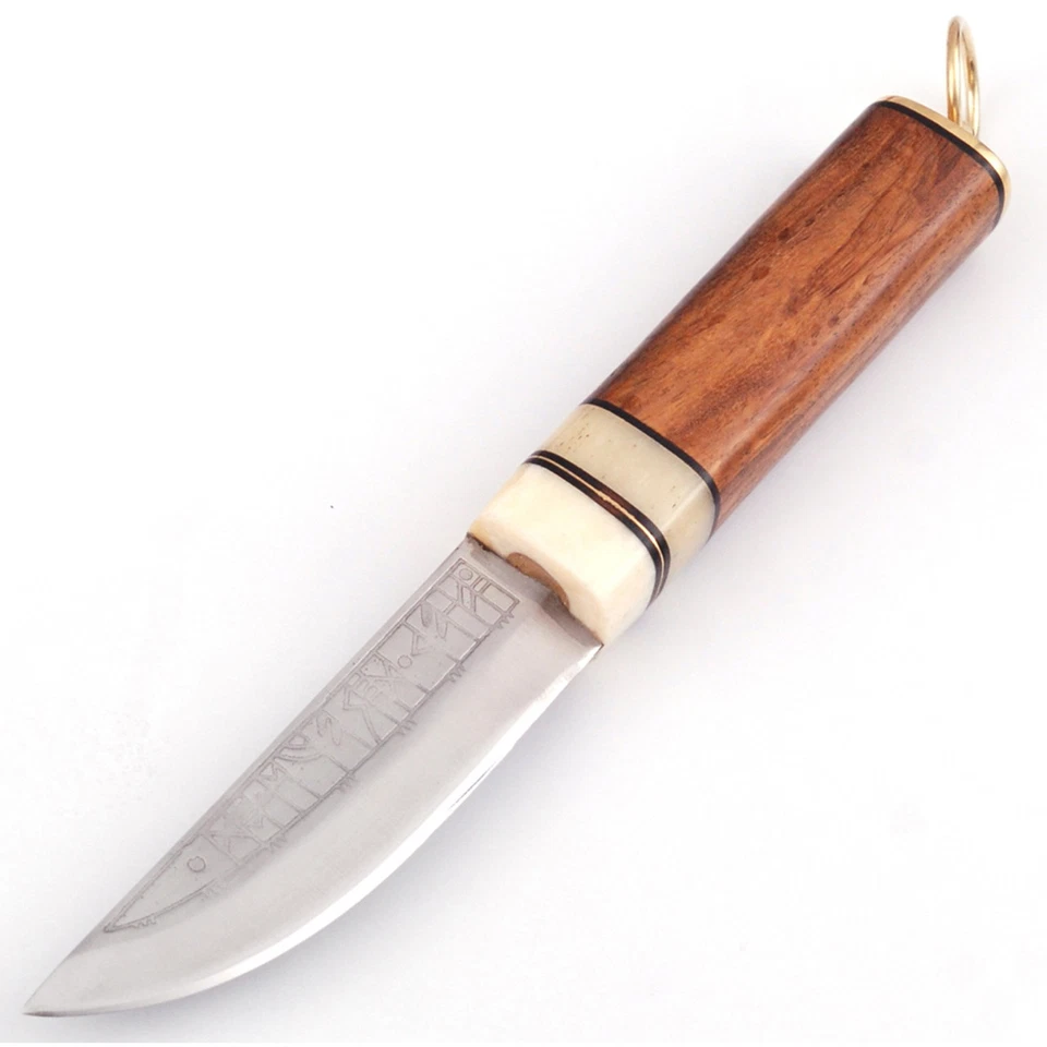Cuchillo daga escandinavo vikingo exterior espiga completa acero inoxidable EDC con funda Foto 1 de 1