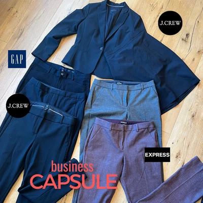 Pantalones y falda J Crew, Banana Republic, Express & Gap -Talla 10, chaqueta de traje -Talla 8  Foto 1 de 4