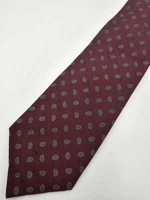 VTG Pride of England Designer Ties Silk Mens NeckTie Formal Traditionalist Red - Image 1 of 4