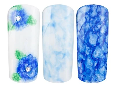 Ink Color deep blue NailArt Farbe Tinte XXL 12ml Polish Blooming Smoke Lack Gel - Bild 1 von 3