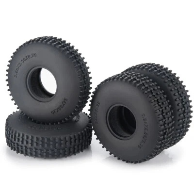 65mm Gummireifen Radreifen für 1/18 Traxxas TRX4-M RC Crawler Car - Bild 1 von 4