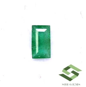 4.25x2.25 mm Certified Natural Emerald Baguette Cut 0.16 CTS Unheated Loose Gems - Picture 1 of 6