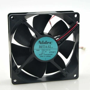 Nidec Axial flow fan D09A-12TU 03 12V 0.2A 2-pin server cooling fan - Bild 1 von 2