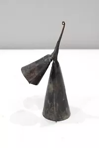 Instrumento monetario gong africano de doble hierro - Imagen 1 de 4