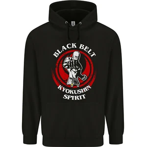 Kyokushin Spirit Karate Martial Arts MMA Childrens Kids Hoodie - Picture 1 of 3